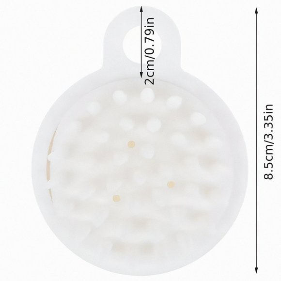 Silicone Hair Scalp Massager, Shampoo Brush Washing Hair Comb Head Scrubber - Picture 7 of 10